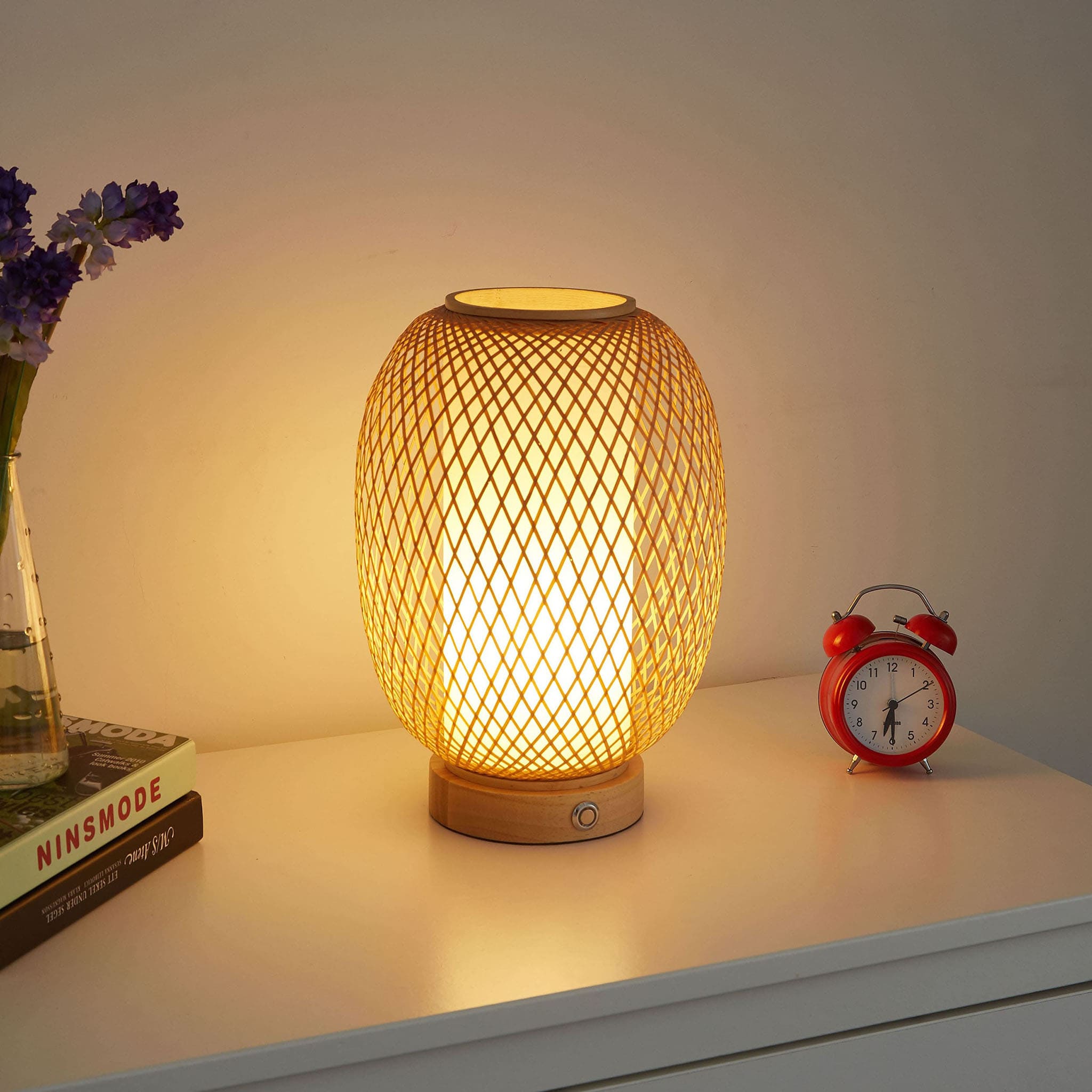 Bamboo Cordless Table Lamp 04