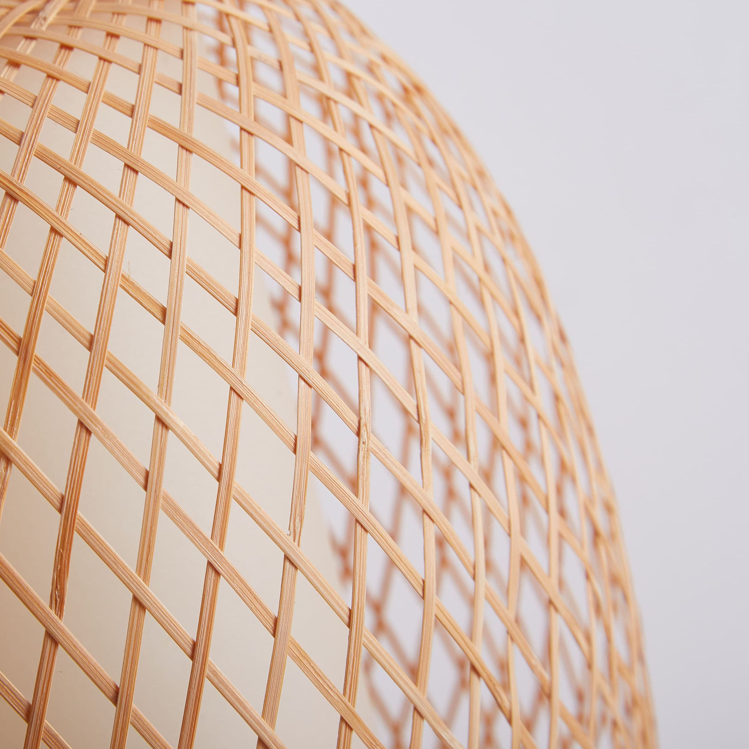 Bamboo Cordless Table Lamp Detailed View