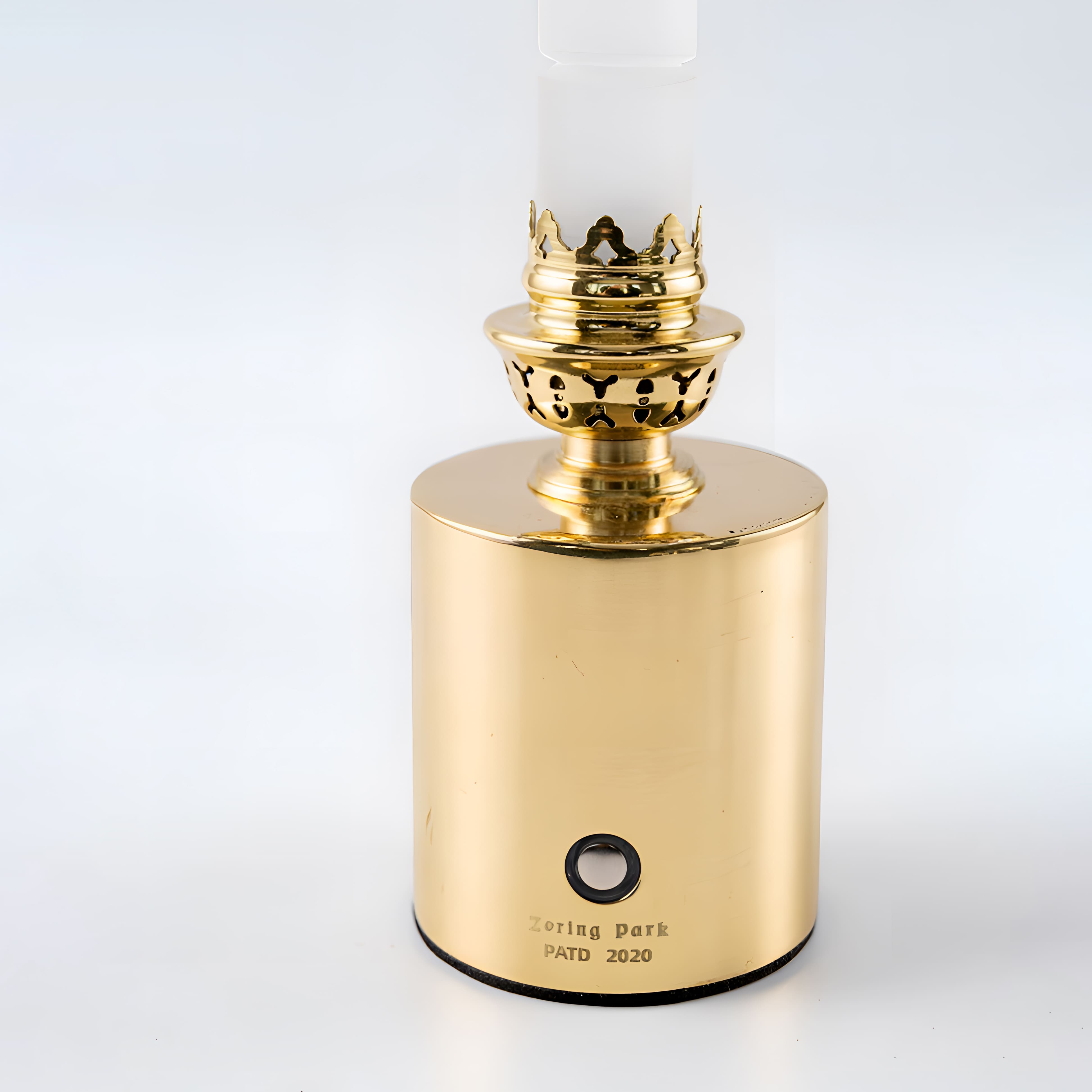 Brass LED Kerosene Lamp 02