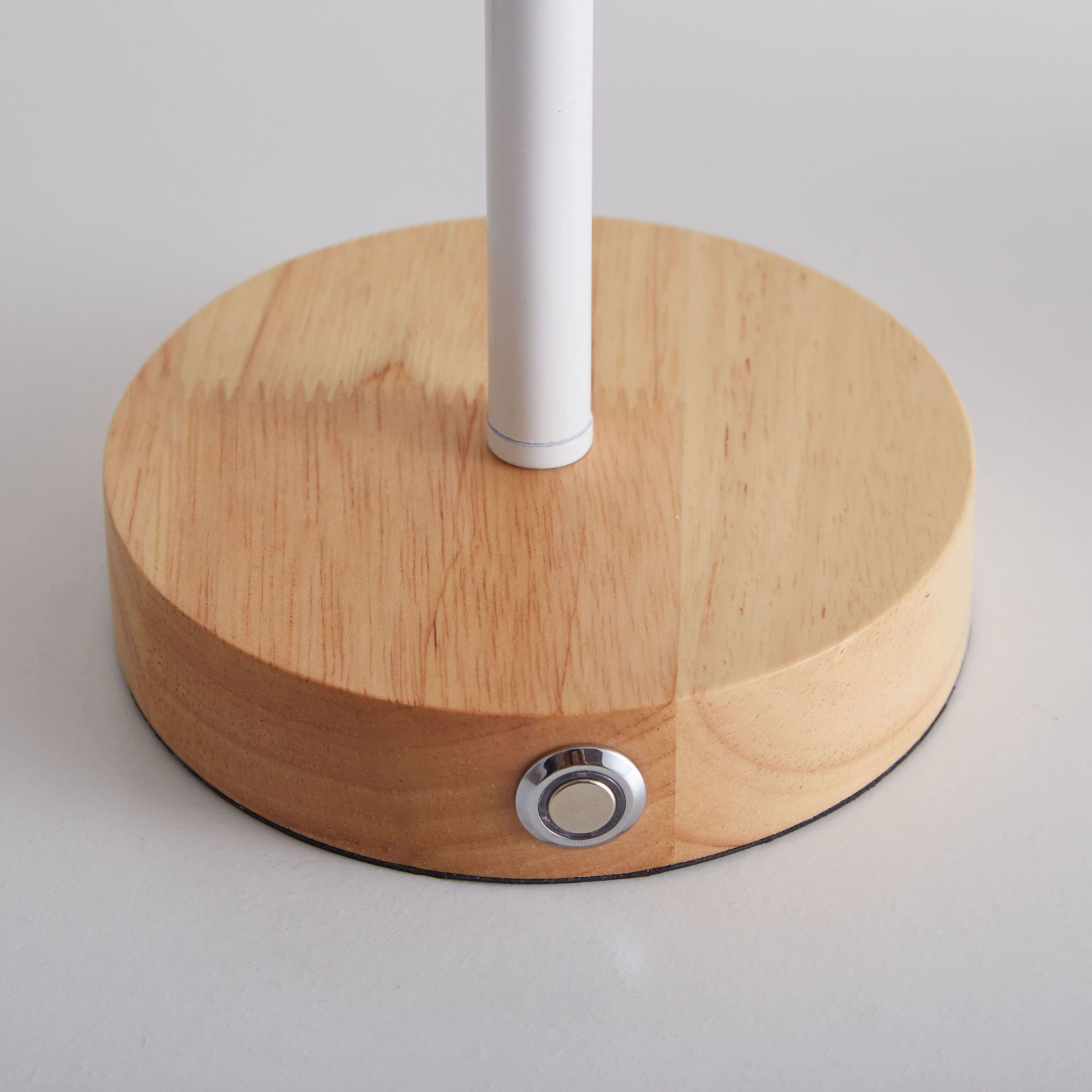 Rechargeable Bamboo Table Lamp Touch Control