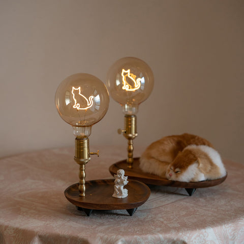 Battery Powered Table Lamp with Jewelry Box