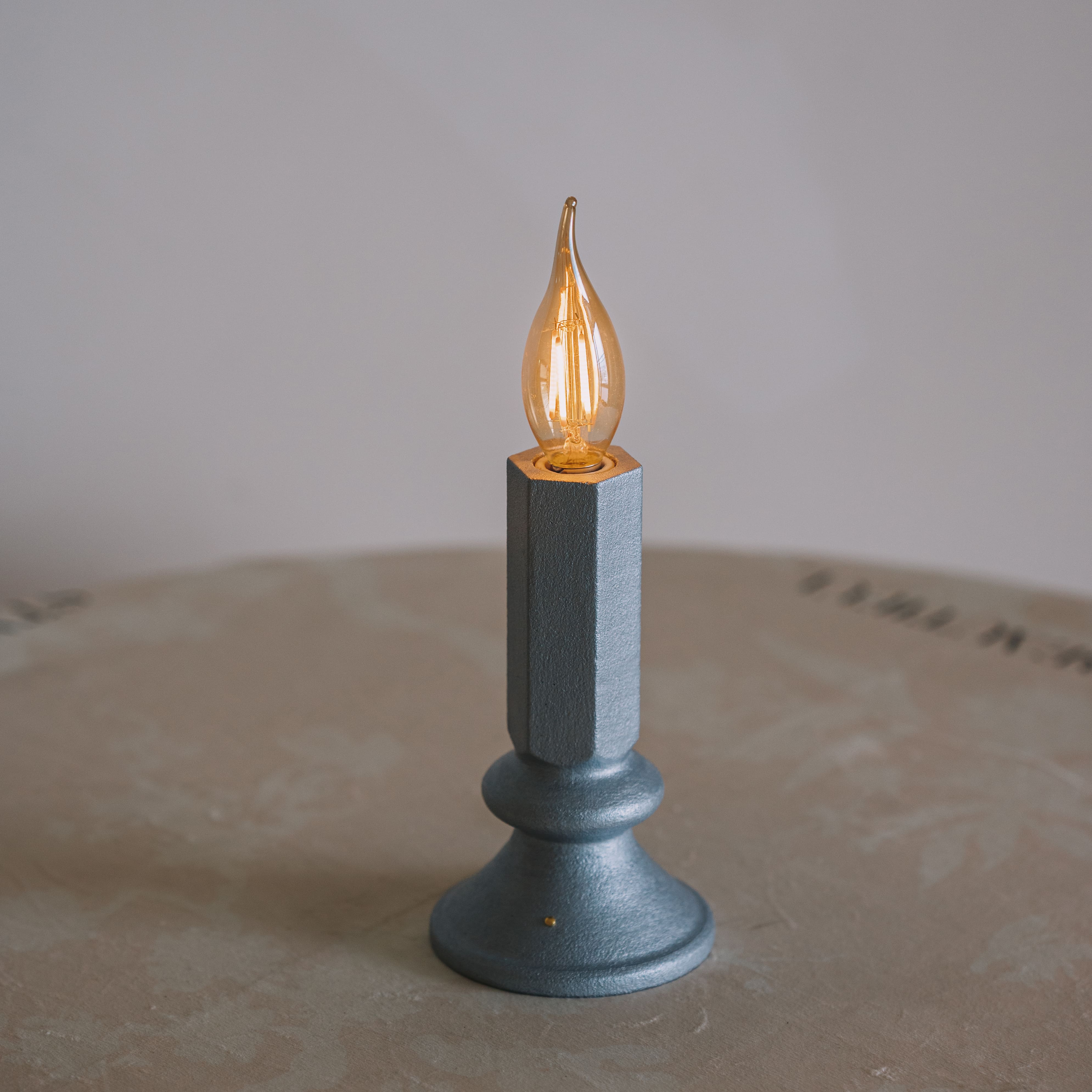 LED Sandstone Candle Table Lamp