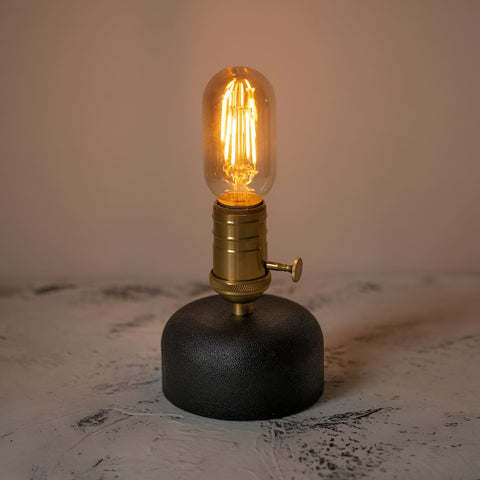 cement edison bulb cordless table lamp t45