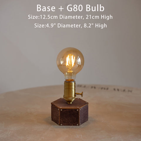 Battery Operated Edison Bulb Lamp - Cordless Farmhouse Lamp