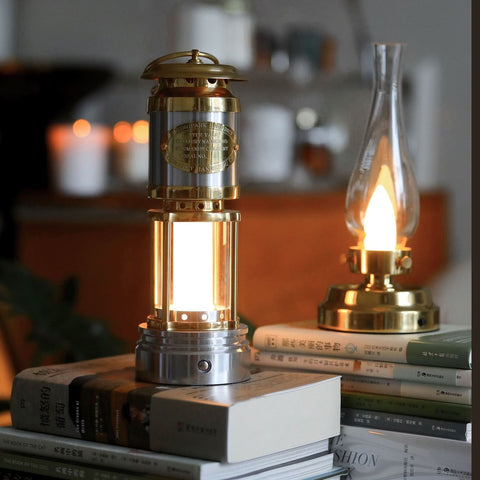 rechargeable battery operated led oil lamps lantern 04