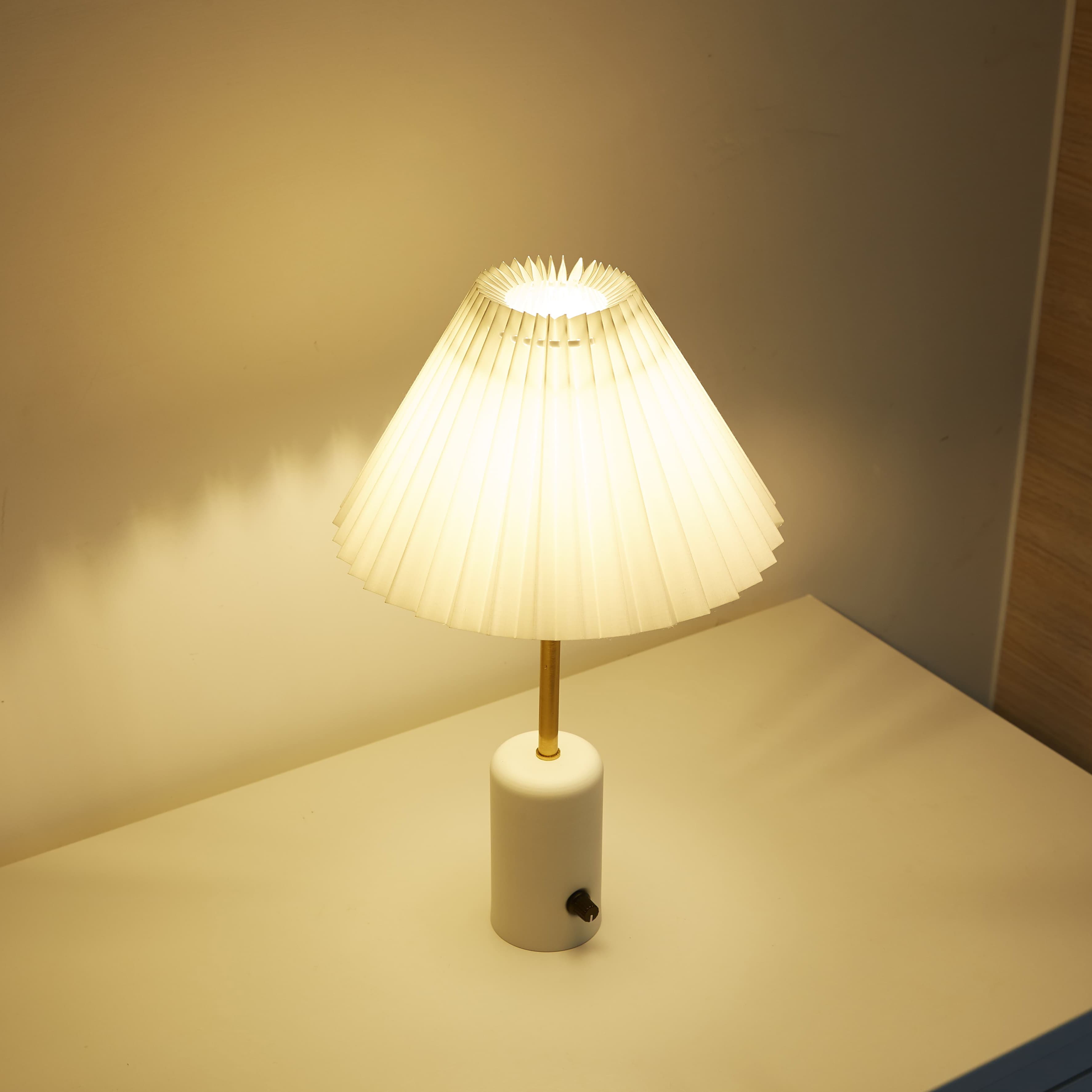 white lampshade battery operated table lamps for bedroom