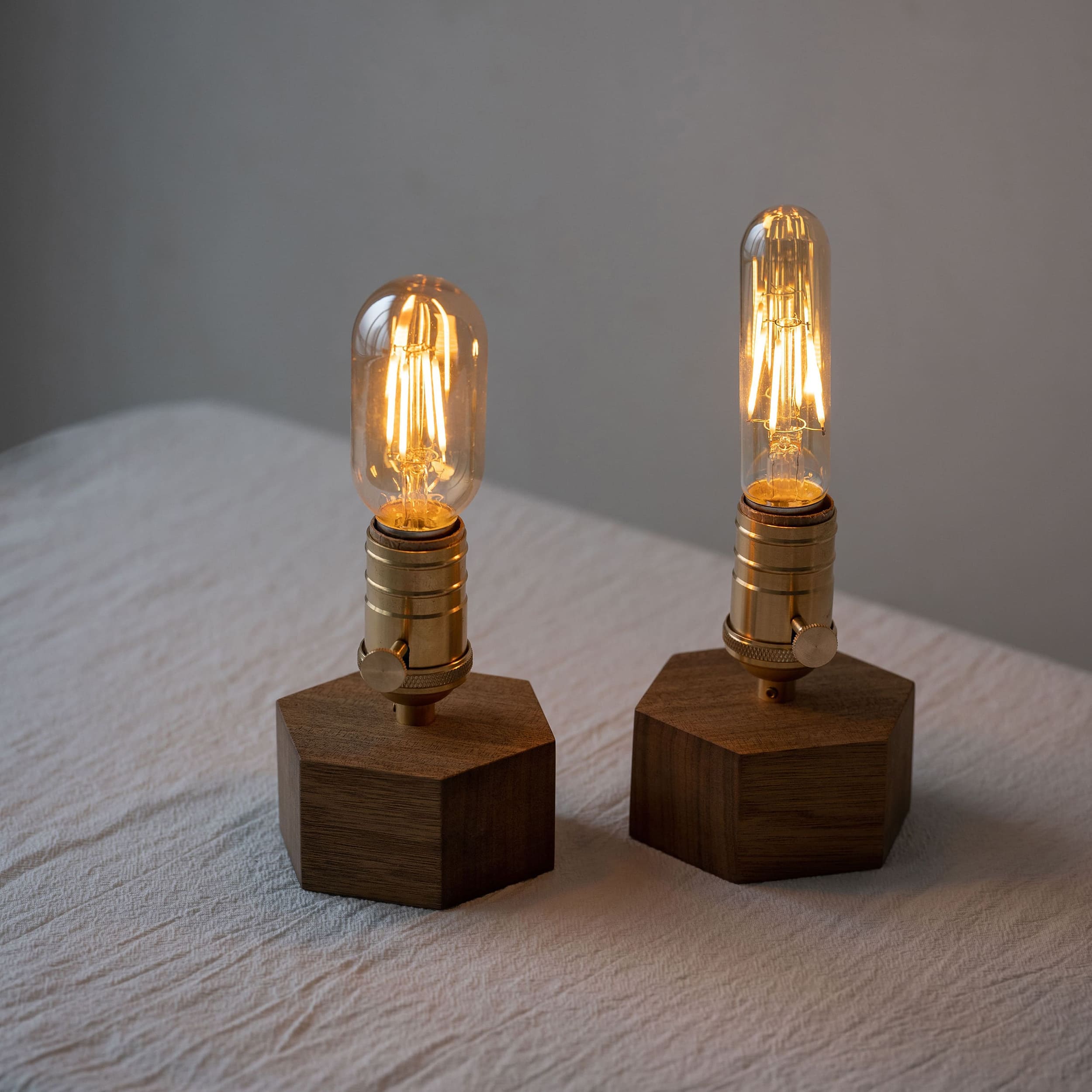 wooden edison bulb cordless table lamp t45 t125