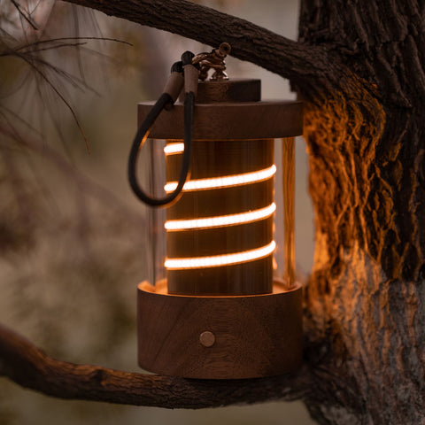 Wooden Outside Lights for Campers