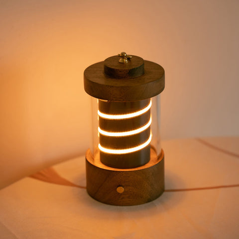 Wooden Rechargeable Lanterns